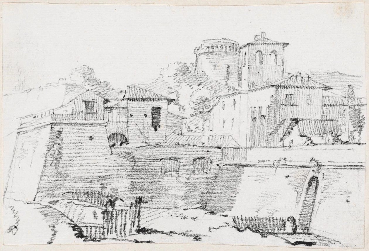Una città fortificata in Italia - National Gallery of Art